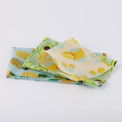 FDA 13"X14" Antioxidant Natural Eco Beeswax Food Wrap